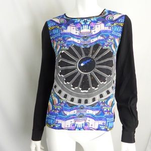 Leitmotiv Women’s Silk Blouse Top Size 40 Italy